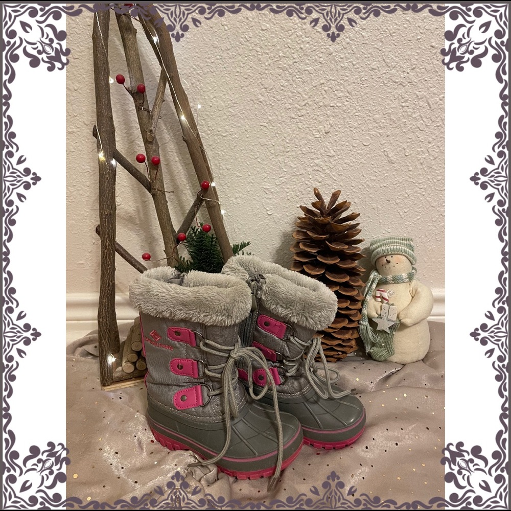 ⛄️Toddler Girls size 10 Dream Pairs Water-Resistant Snow Boots